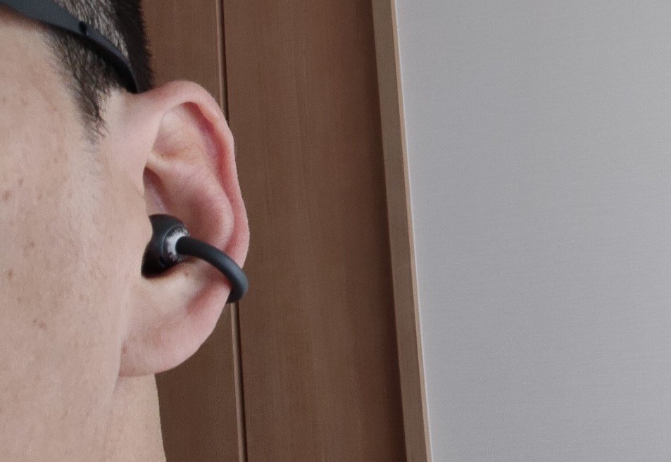 QCY C50 装着状態