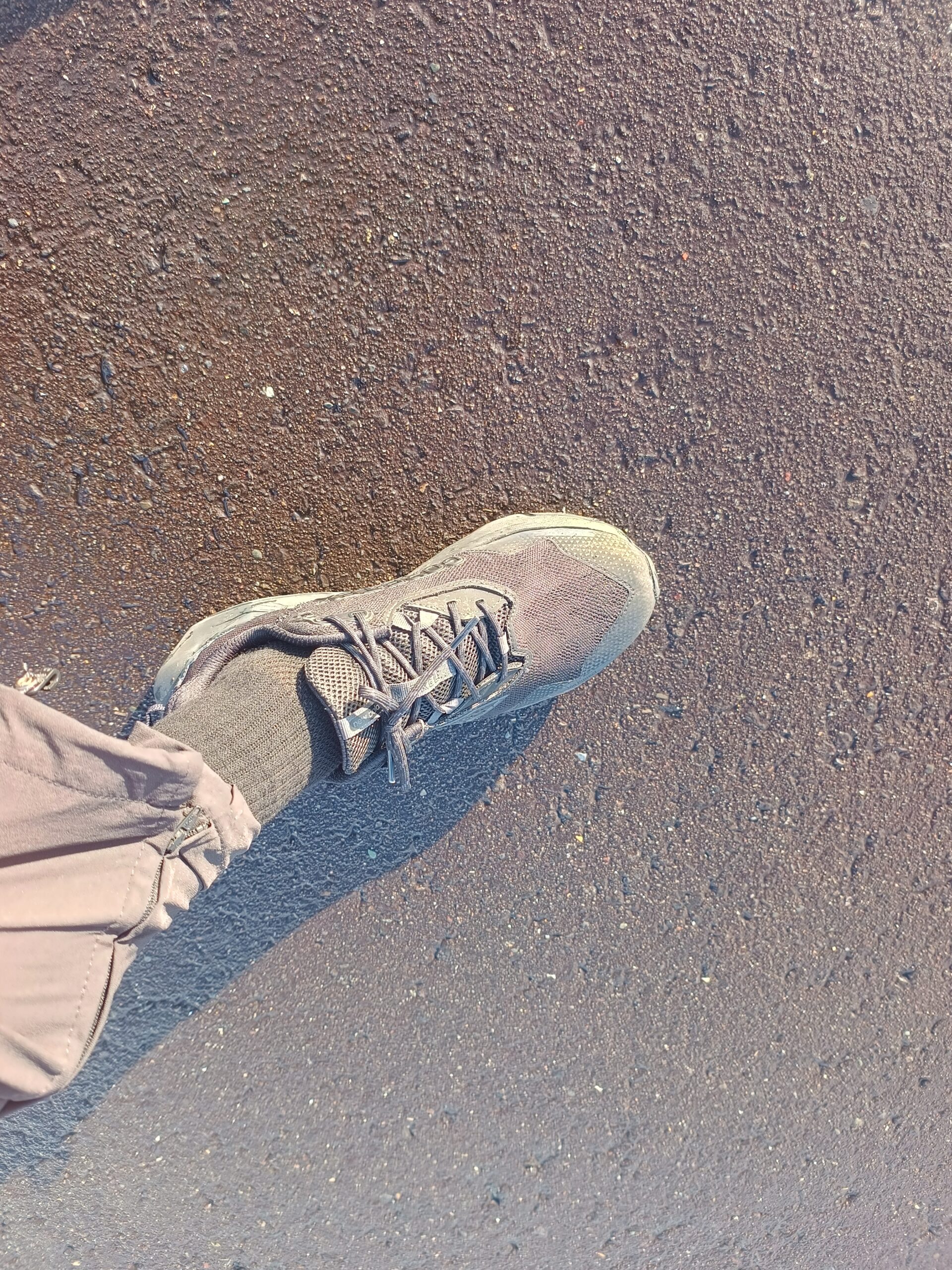 NewBalance DynaSoft Nitrel v6 GTX 雪道使用の様子