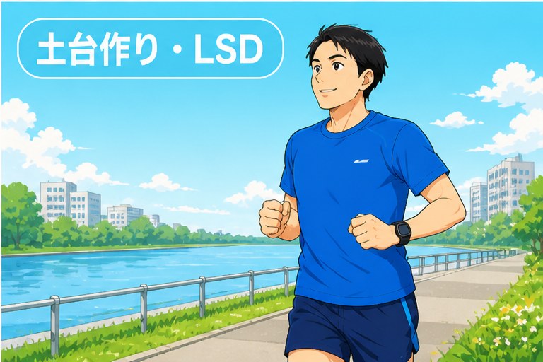 土台作り LSDジョグ イラスト