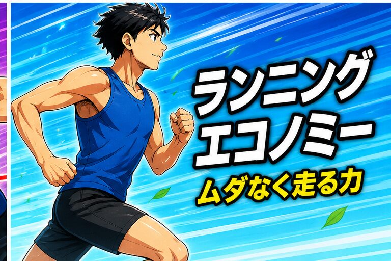 ランニングエコノミー ムダなく走る力 イラスト