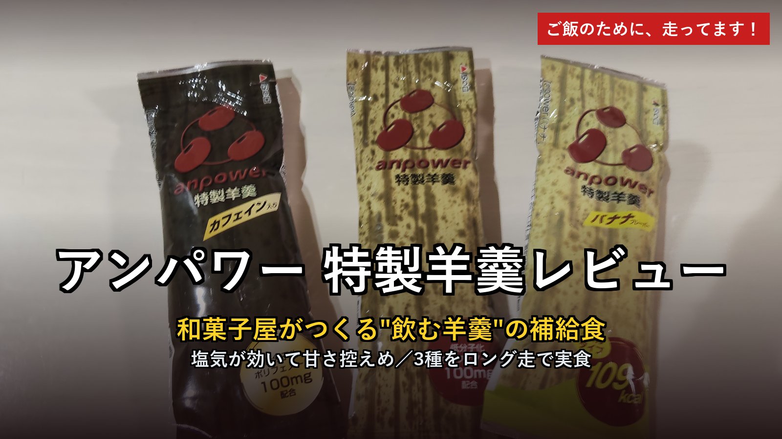アンパワー特製羊羹レビュー アイキャッチ