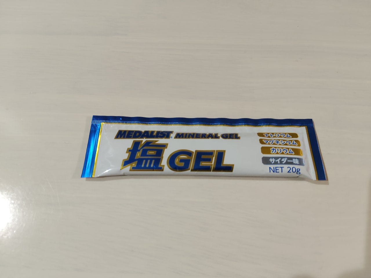 メダリスト塩ゲル サイダー味のパッケージ