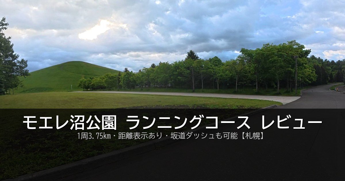 モエレ沼公園ランニングコースレビュー