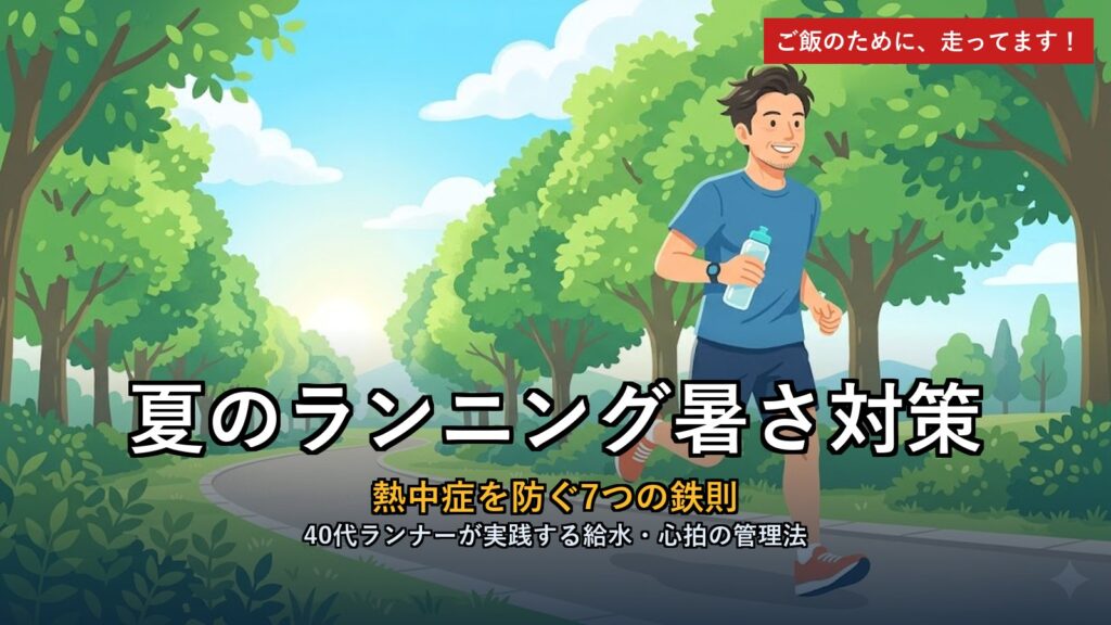 夏のランニング暑さ対策 熱中症を防ぐ7つの鉄則 アイキャッチ