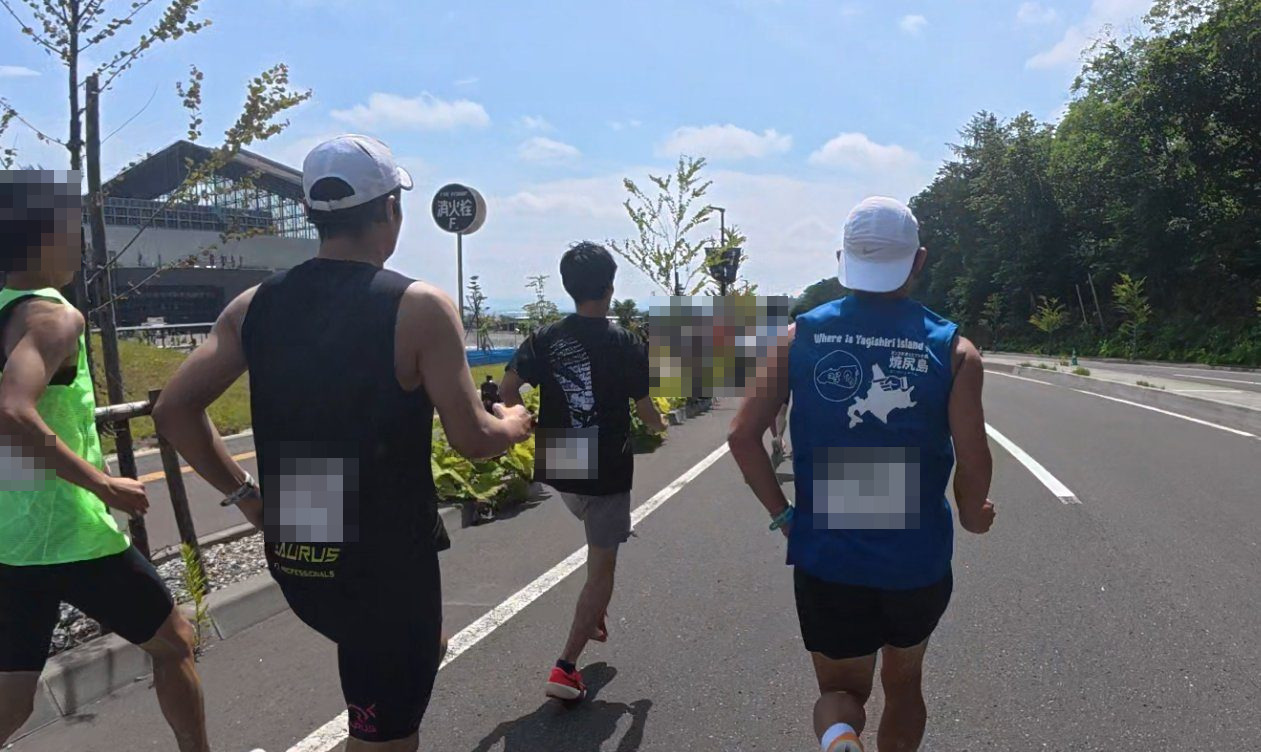 1km付近