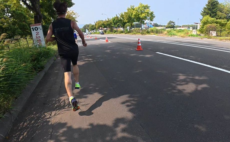 石狩サーモンマラソン2km地点