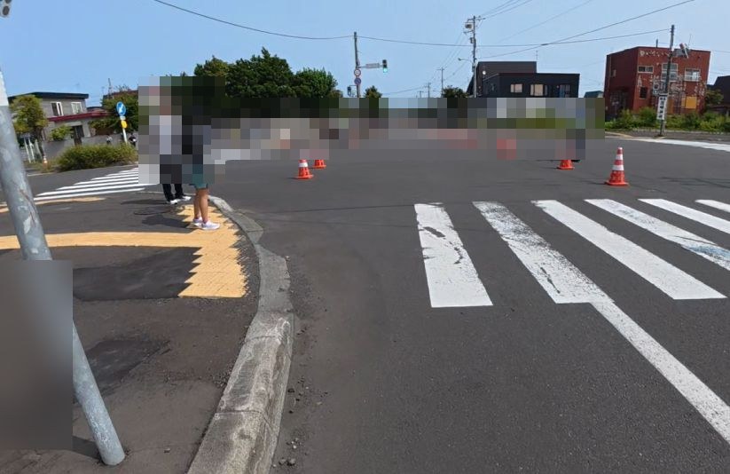 7km過ぎで5kmの部と合流する地点