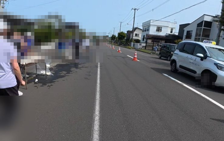 7km通過後の2か所目の給水所