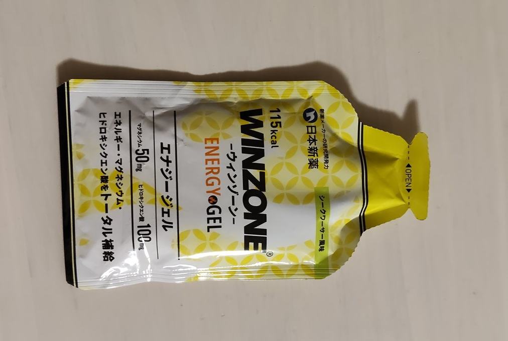ウィンゾーン エナジージェル シークワーサー風味のパッケージ
